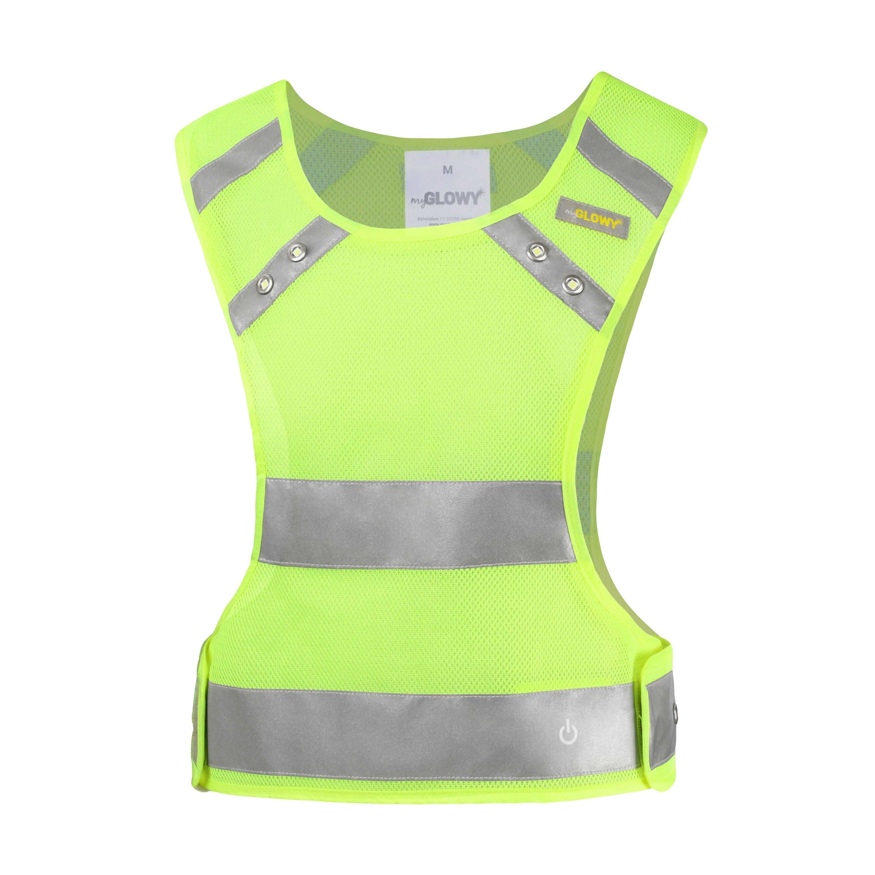 LED Warnweste für Jogger und Fahrradfahrer – heyReflect