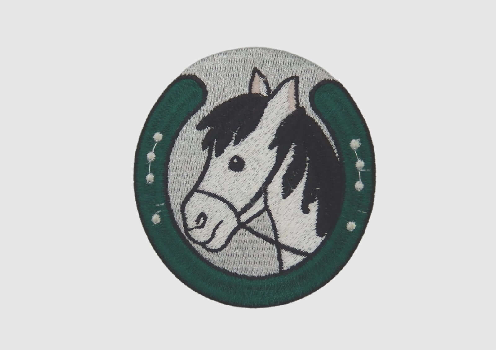 Detailansicht Klettpatch Pferd 